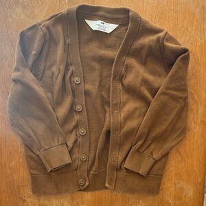 H&M kids brown Cardigan Sweater